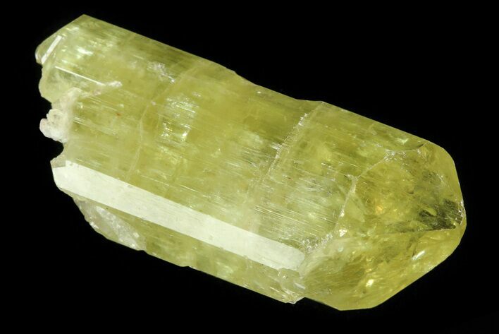 Lustrous Yellow Apatite Crystal - Morocco #82457